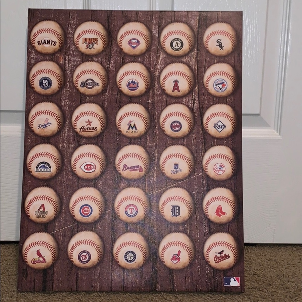 MLB wall art